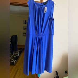 St. John Royal Blue Sleeveless dress